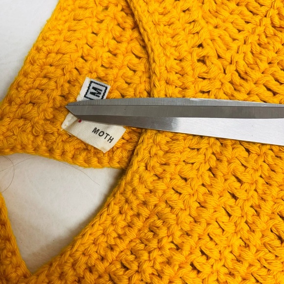 Anthropologie MOTH cropped knit tank size M - Picture 4 of 6